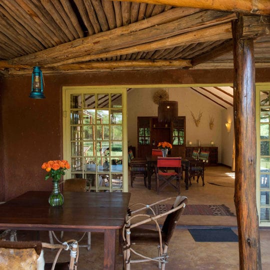 Dining room and terrace B31 3